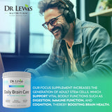Dr Lewis etiqueta con ingredientes y beneficios claros
