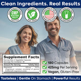 DR. MARTIN'S NUTRITION botella abierta con cápsulas como demostración de contenido