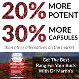 DR. MARTIN'S NUTRITION perfil de cápsulas resaltando concentración de 1400 mg por porción