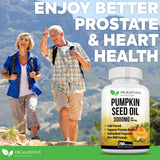 DR. MARTIN'S NUTRITION semillas de calabaza en primer plano que ilustran origen natural