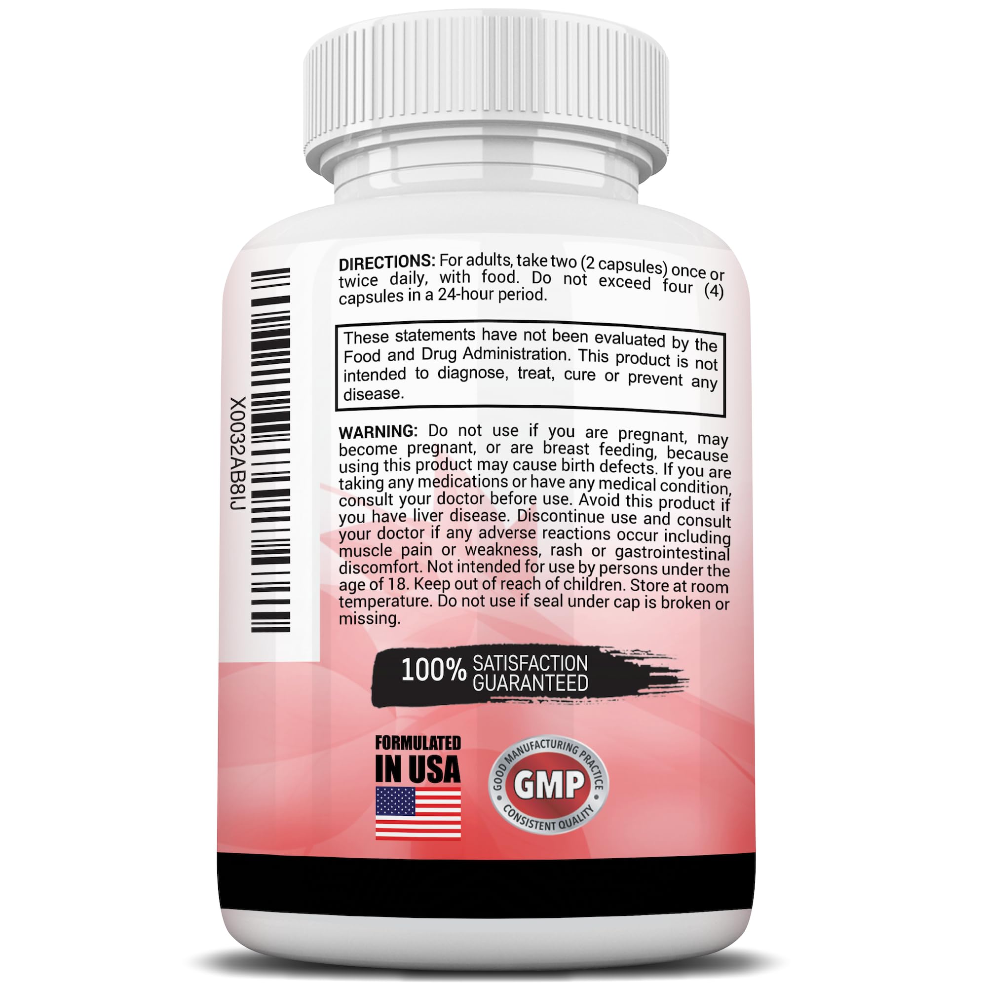 DR. MARTIN'S NUTRITION packaging lateral con sellos de calidad y fabricación en EE. UU.