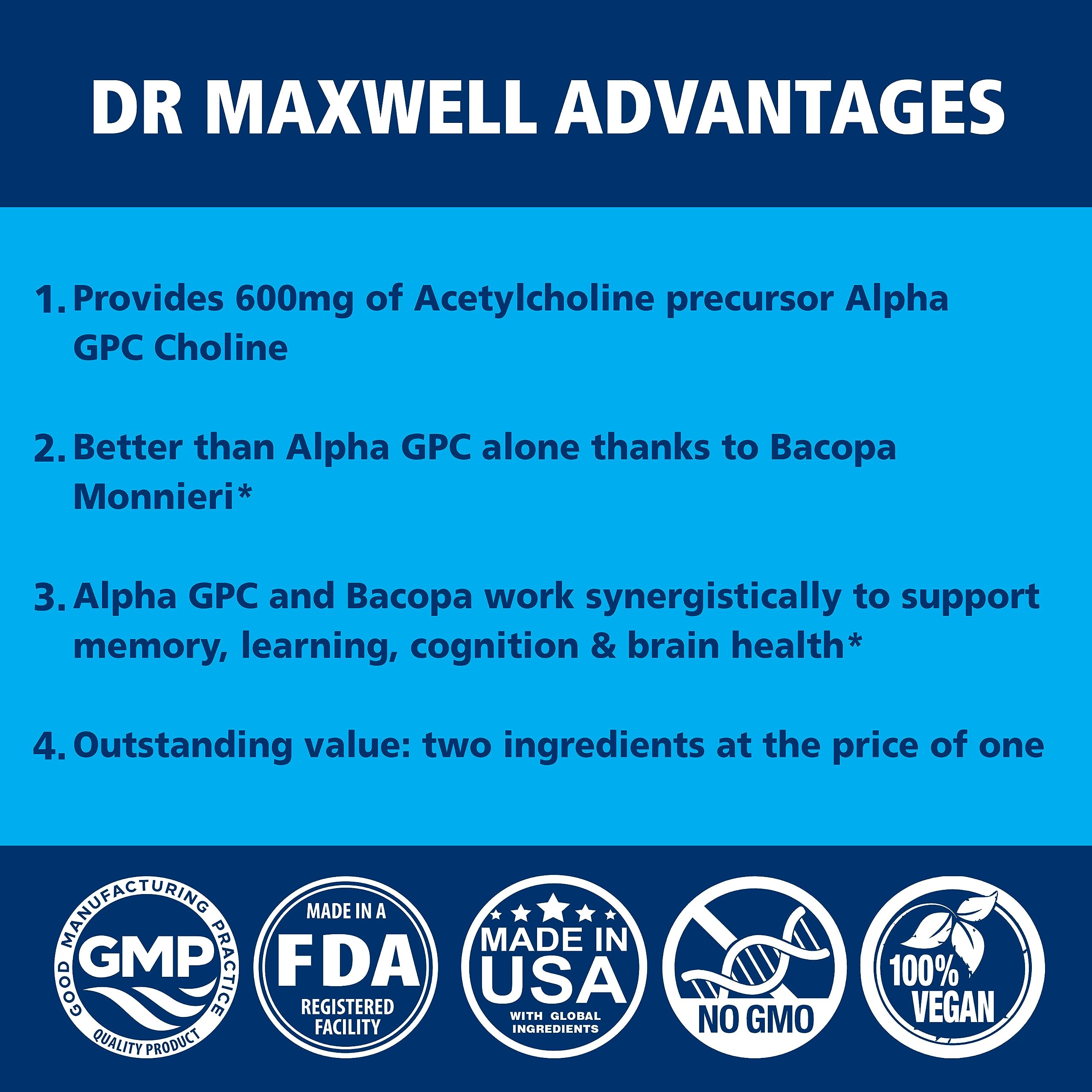 Dr. Maxwell polvo e ingredientes crudos resaltando origen natural