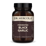 Dr. Mercola frasco frontal mostrando el diseño claro y beneficios