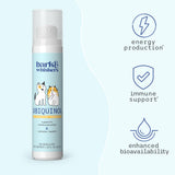 Dr. Mercola gota de ubiquinol líquido resaltando absorción mejorada