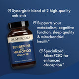Dr. Mercola etiqueta con ingredientes y beneficios para decisión informada