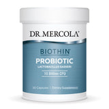 Dr. Mercola frente del envase mostrando la marca y beneficios