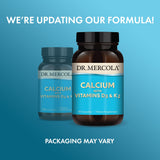 Dr. Mercola etiqueta con lista de ingredientes clara y beneficios