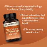 Dr. Mercola cápsula abierta para mostrar contenido y mejora de absorción