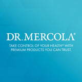 Dr. Mercola producto en entorno relajado ilustrando apoyo al bienestar