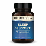 Dr. Mercola frasco frontal mostrando la marca y beneficios para dormir