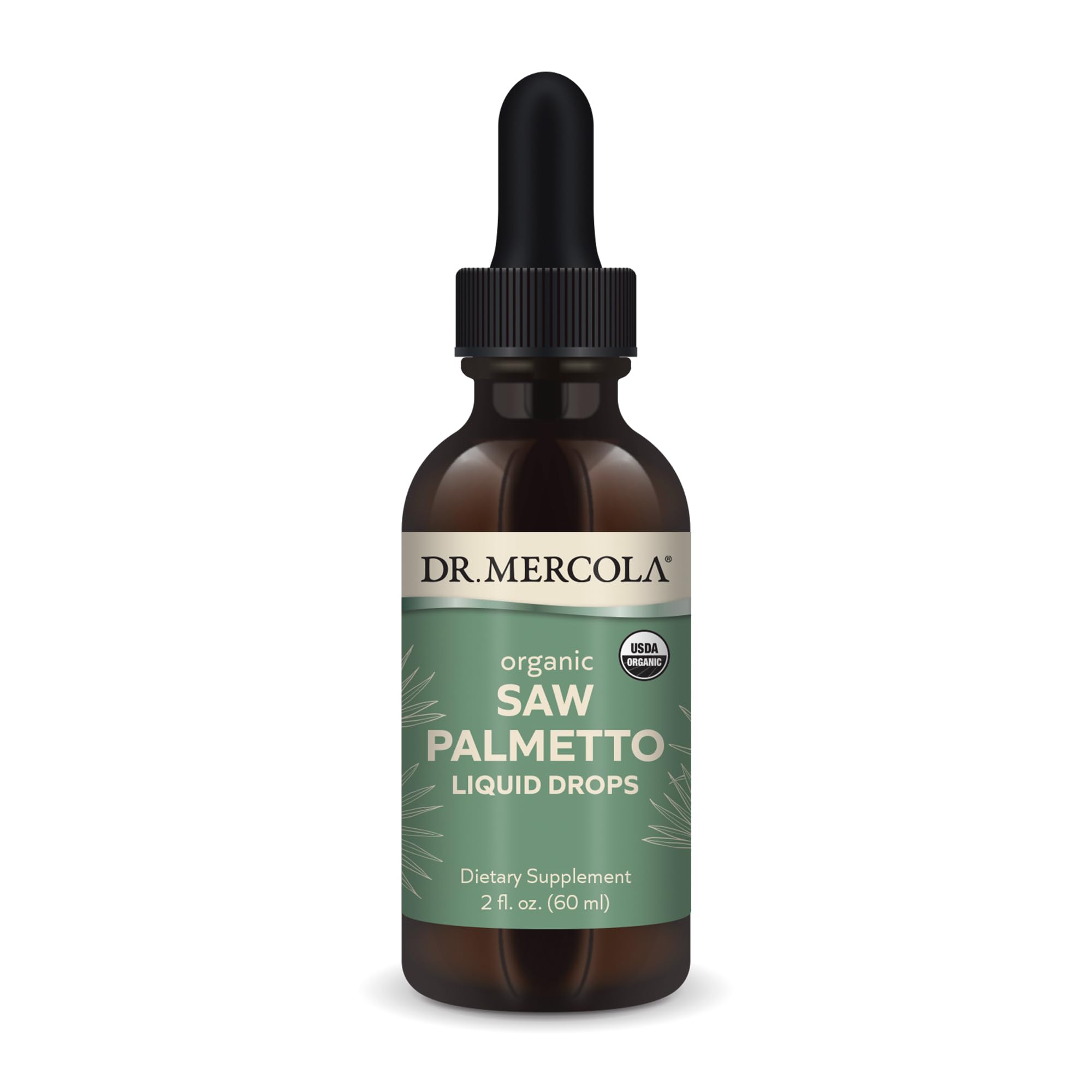 Dr. Mercola frasco frontal mostrando etiqueta clara y fácil de leer