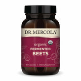 Dr. Mercola frontal del frasco mostrando la etiqueta orgánica y beneficios