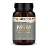 Dr. Mercola frasco frontal mostrando etiqueta y beneficios claros