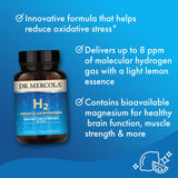 Dr. Mercola textura de la tableta mostrando su composición y solubilidad