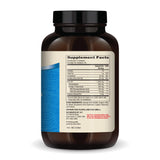 Dr. Mercola cápsulas apiladas resaltando dosificación fácil
