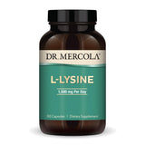 Dr. Mercola frontal del envase que muestra 90 cápsulas y beneficios claros