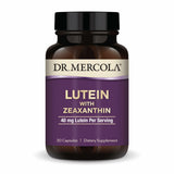 Dr. Mercola envase frontal mostrando etiqueta y beneficios clave