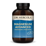Dr. Mercola botella frontal mostrando etiqueta y beneficio de absorción mejorada