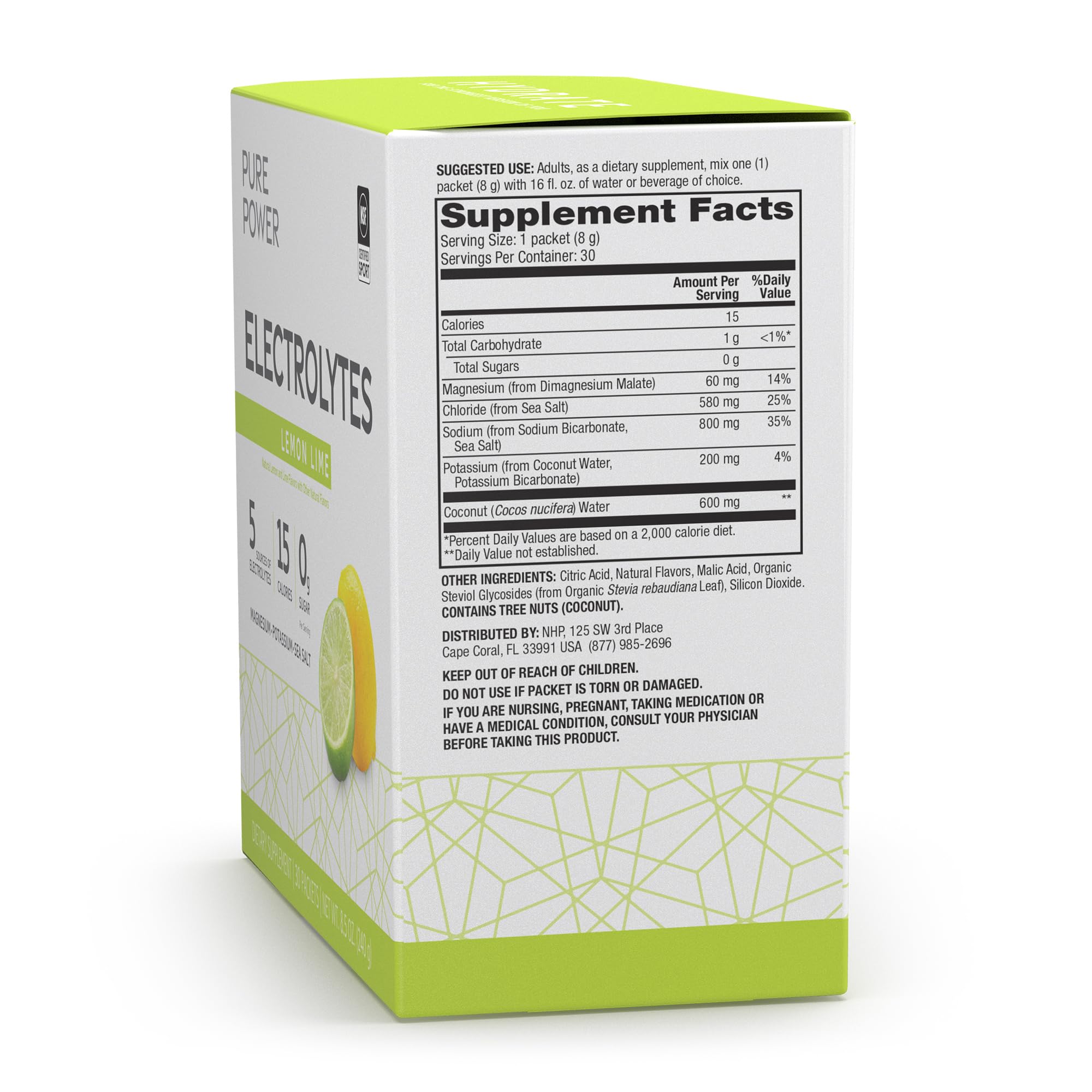 Dr. Mercola sobre individual lemon lime listo para llevar, aporta electrolitos sin azúcar