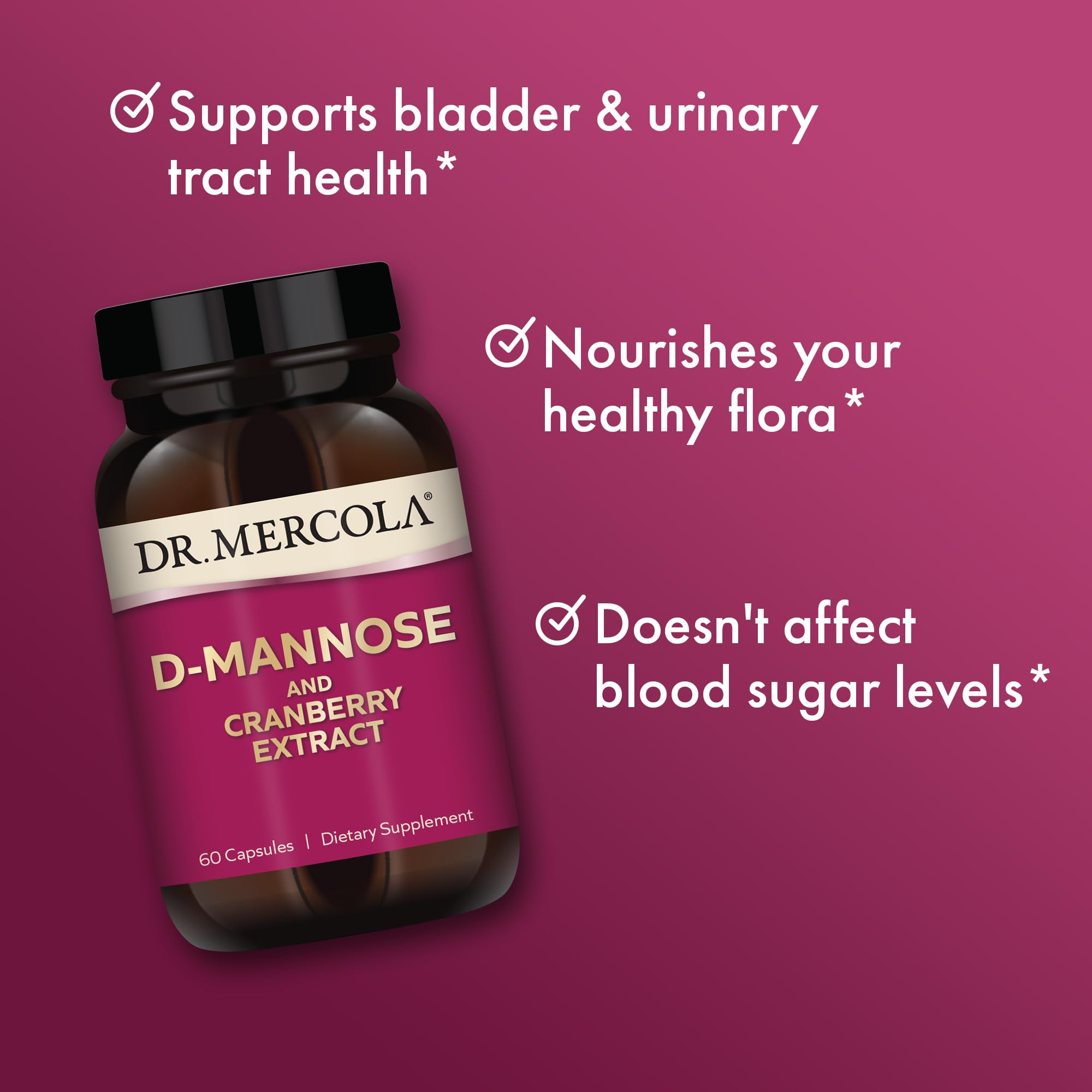 Dr. Mercola cápsula junto a mano para comparar tamaño y facilidad de tomar