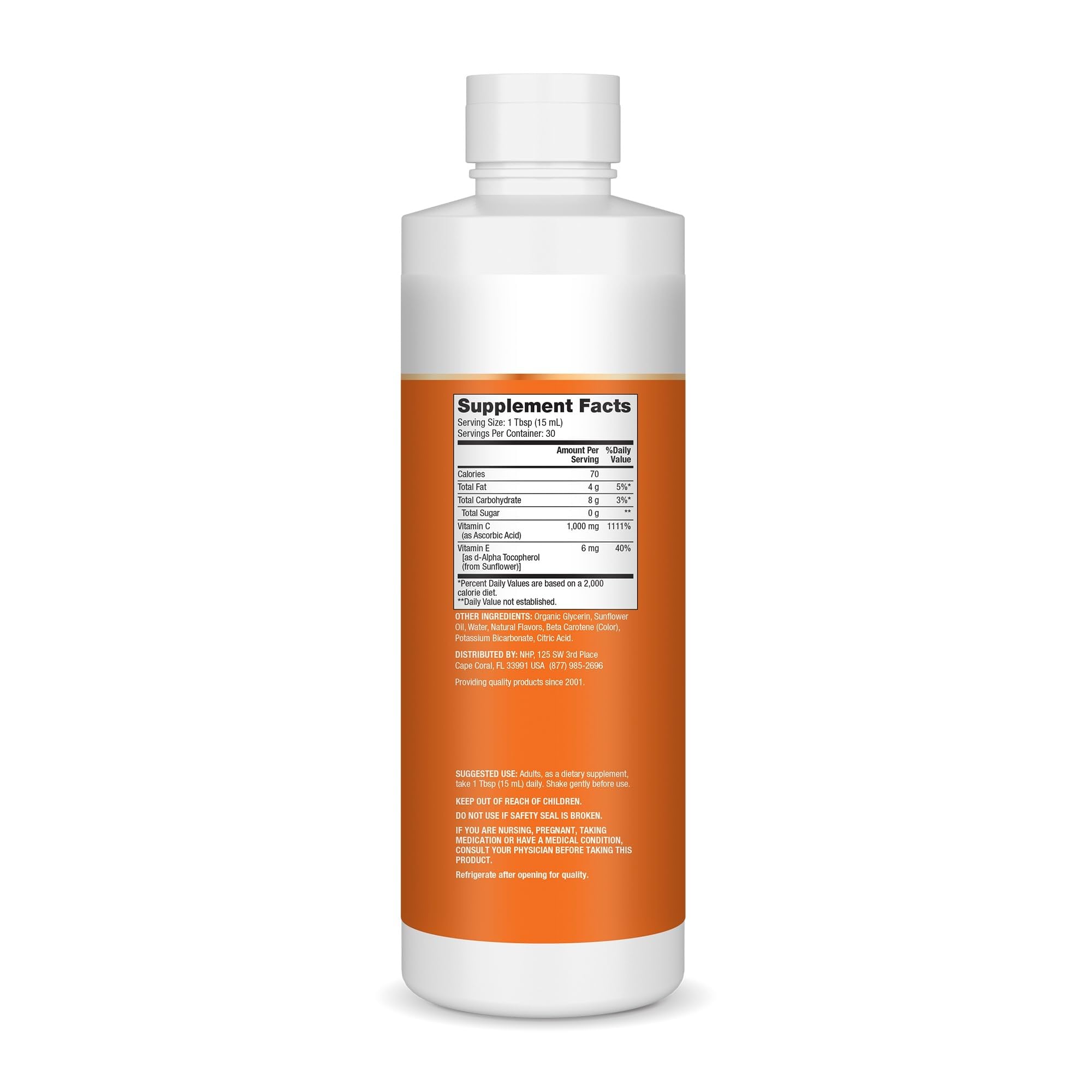 Dr. Mercola close-up de la textura liposomal y apariencia fluida