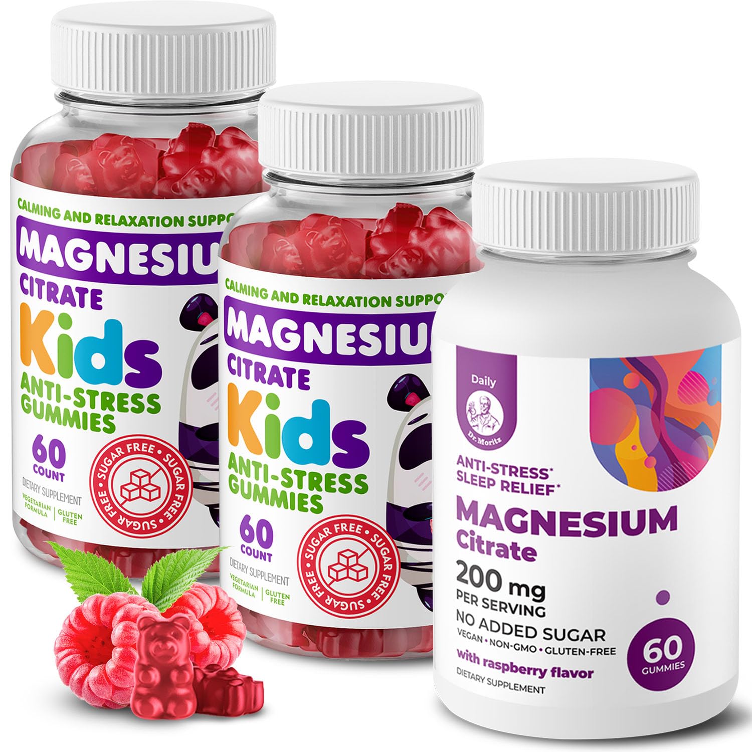 DR. MORITZ frasco frontal del producto mostrando el diseño y cantidad