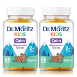 DR. MORITZ envase frontal que muestra pack de gomitas y beneficios claros
