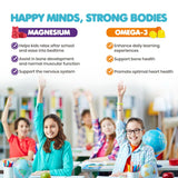 DR. MORITZ frasco de Omega 3 vegano con vitamina C para niños