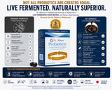 Dr. Ohhira's etiqueta nutricional en primer plano destacando información limpia