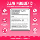 Dr. Price's etiqueta nutricional destacando electrolitos clave