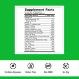 Dr. Schulze's textura del polvo superfood, aspecto fino ideal para mezclar fácilmente