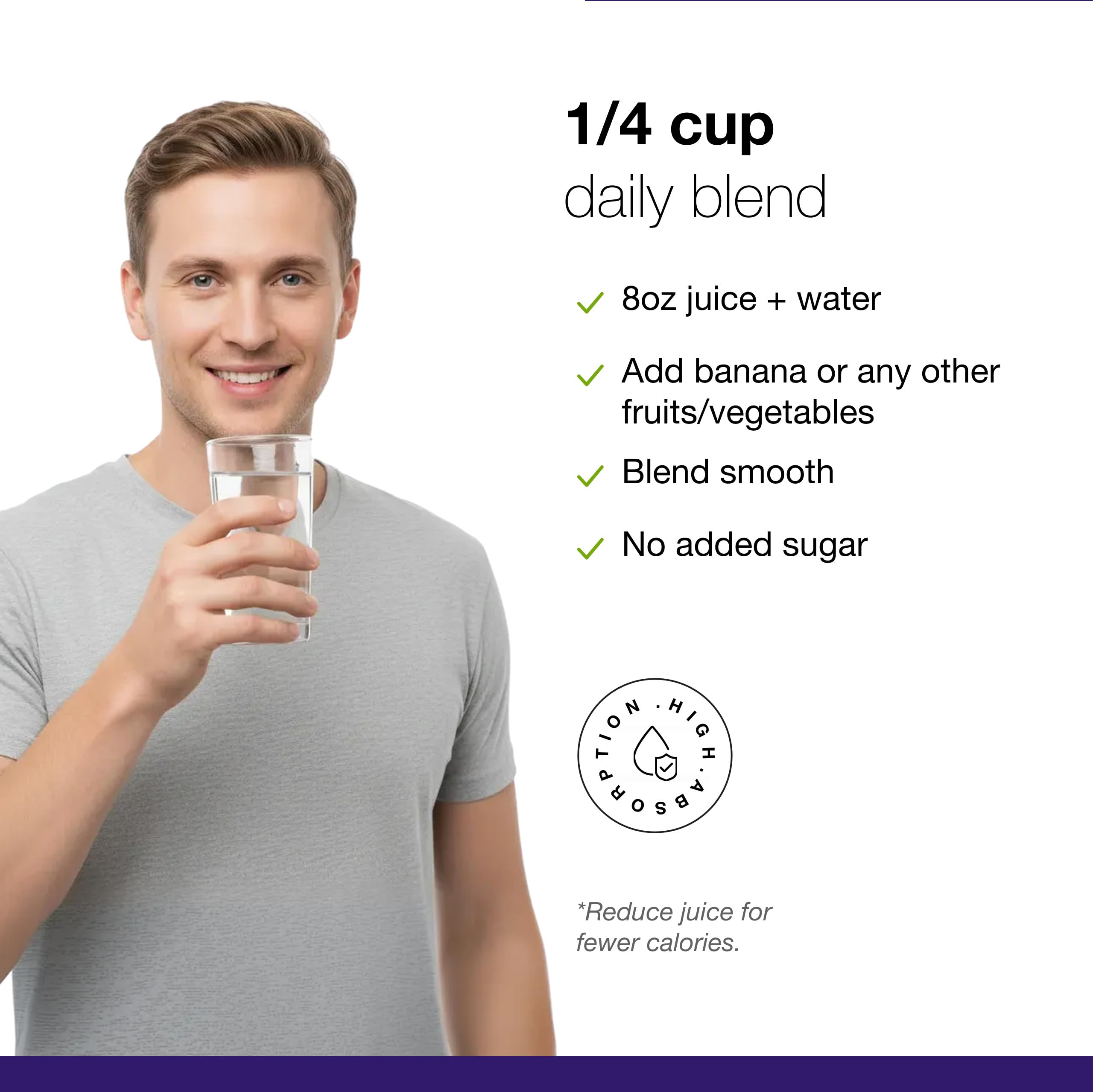 Dr. Schulze's batido matutino con SuperFood Ultra, aporta energía vegetal