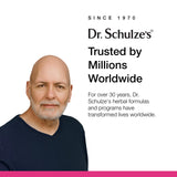 Dr. Schulze's comparación de tamaño de tableta junto a moneda para referencia