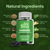 Etiqueta nutricional Dr. Siti Candisite mostrando ingredientes y limpio perfil