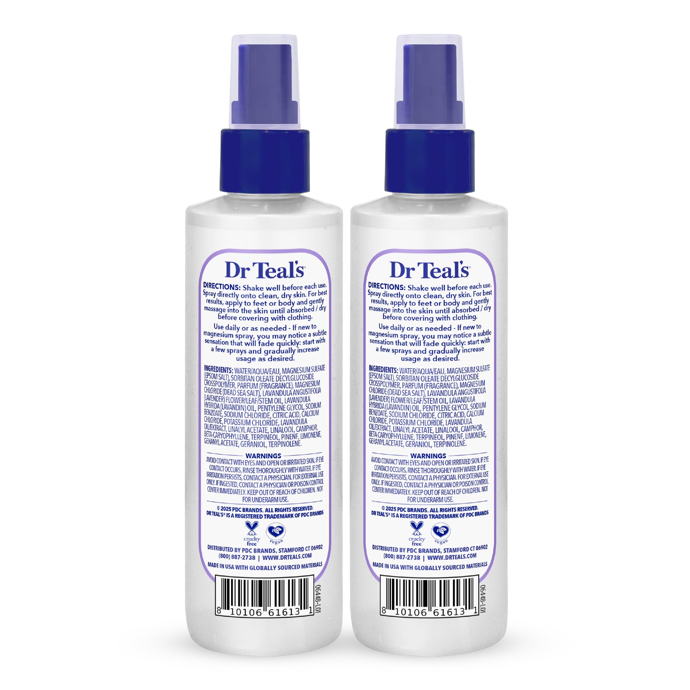 Dr Teal's primer plano de la textura en bruma, absorción rápida