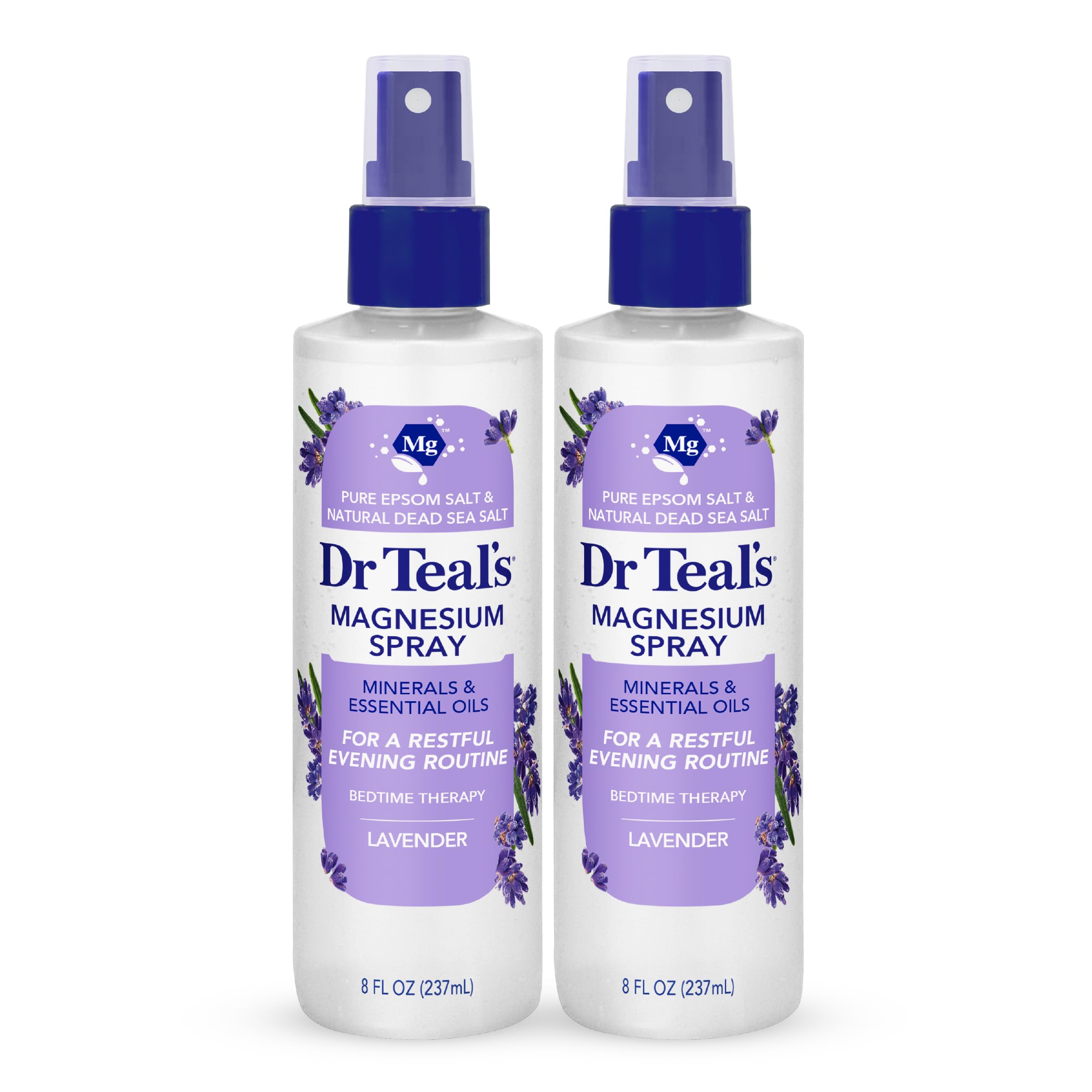Dr Teal's envase frontal del spray de magnesio, práctico y portátil