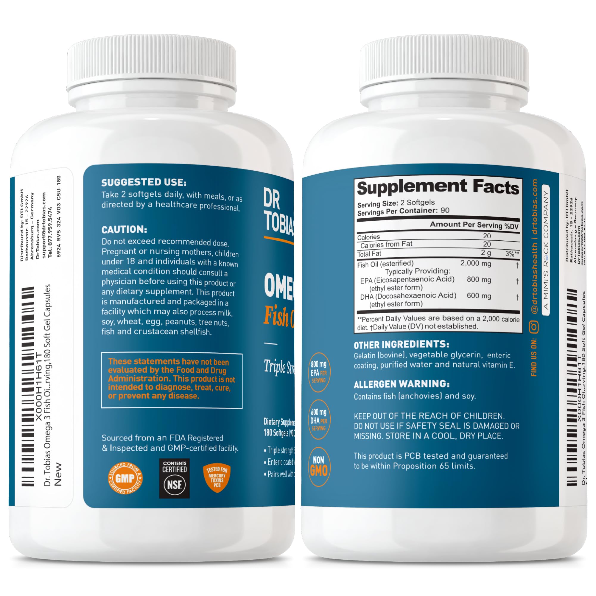 Dr. Tobias certificación y purificación molecular para tranquilidad