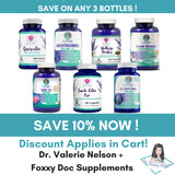 Dr. Valerie Nelson detalle de textura de ingredientes para confianza