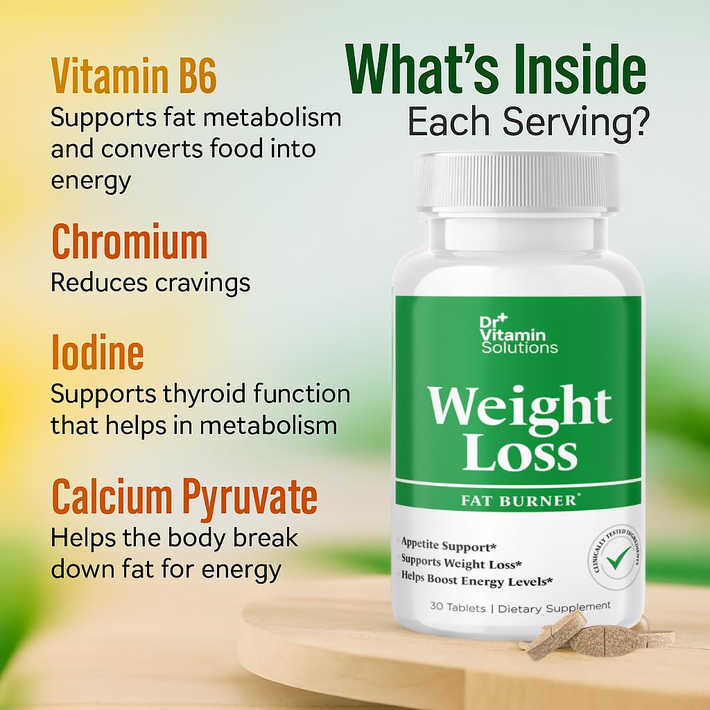 Frasco Dr Vitamin Solutions junto a desayuno equilibrado para apoyo al plan dietario