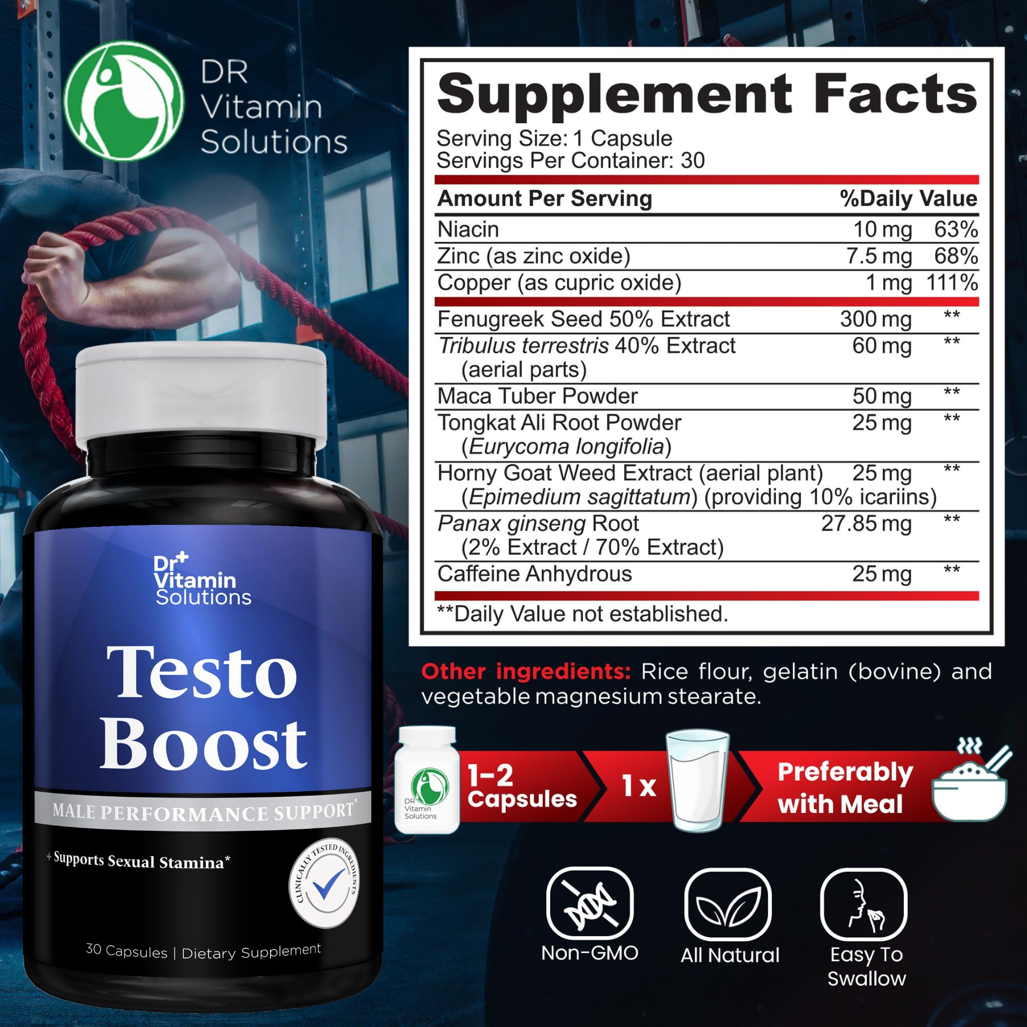DR VITAMIN SOLUTIONS detalle de una cápsula, muestra textura fácil de tragar