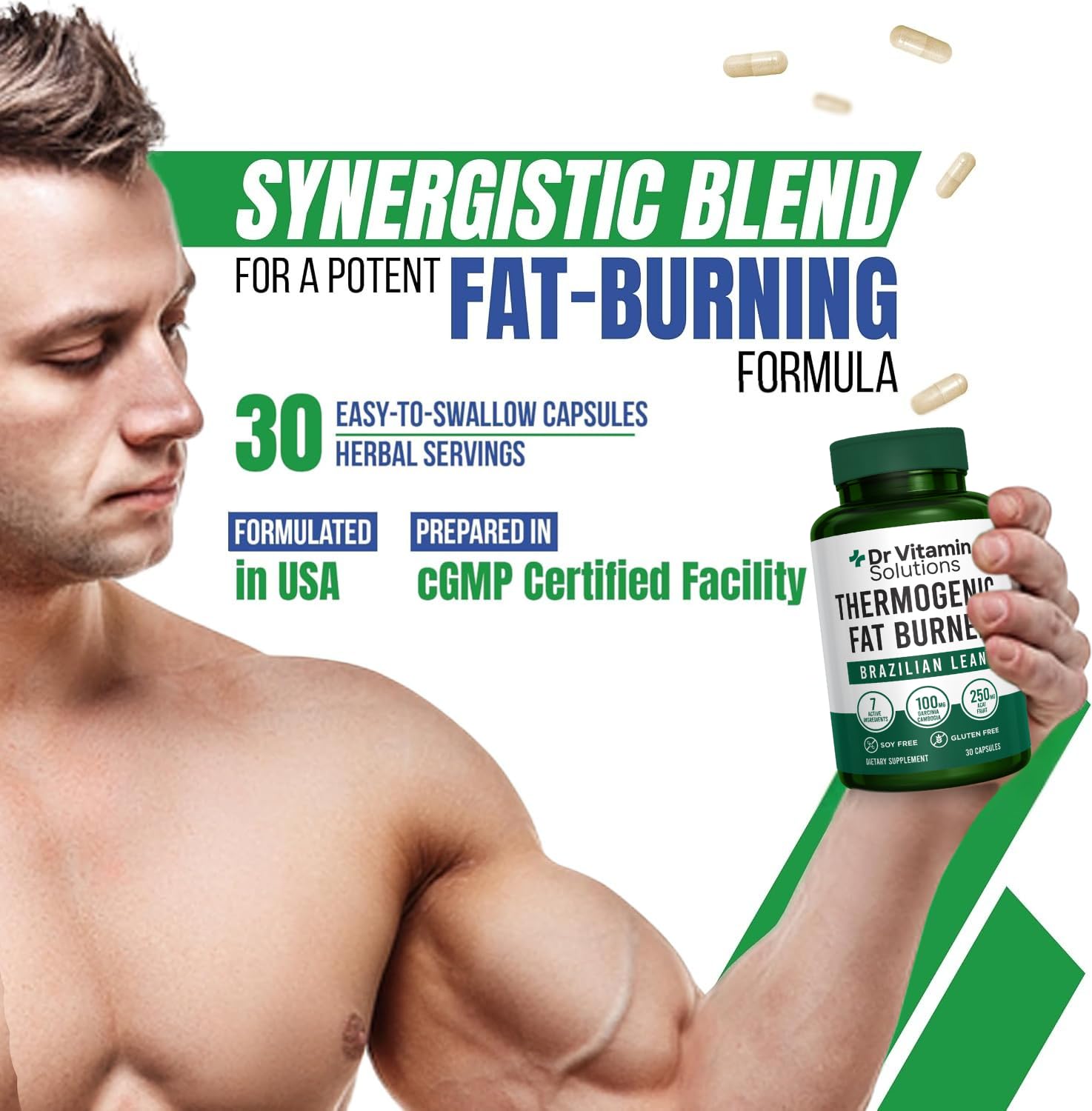 DR VITAMIN SOLUTIONS cápsulas en caja abierta para dosificación fácil