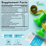 DR VITAMIN SOLUTIONS etiqueta trasera con lista de ingredientes y pautas claras