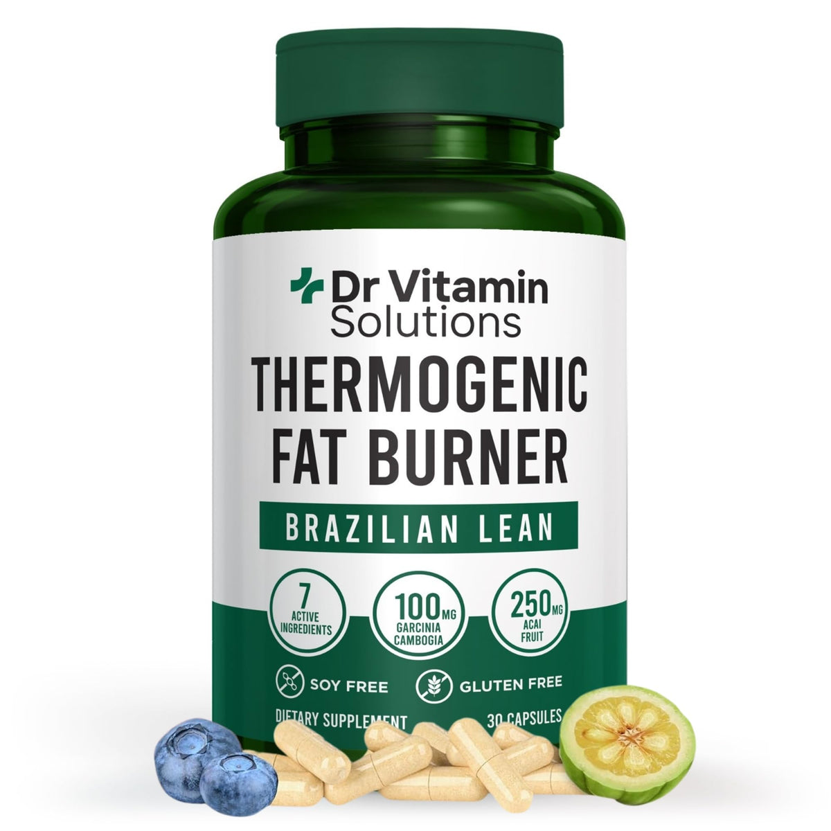 DR VITAMIN SOLUTIONS frente del empaque mostrando etiqueta y beneficios