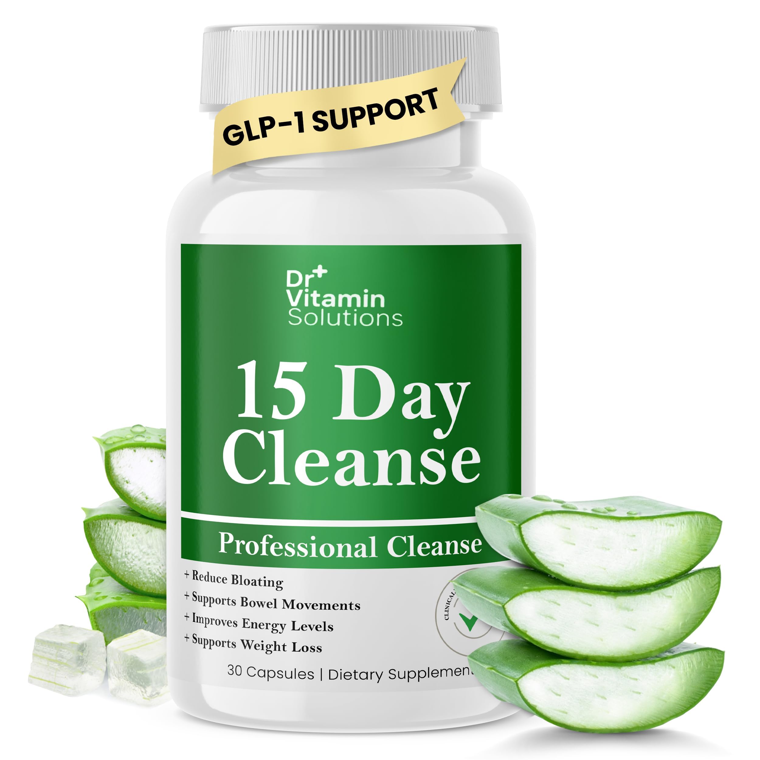 DR VITAMIN SOLUTIONS frontal del empaque mostrando limpieza digestiva