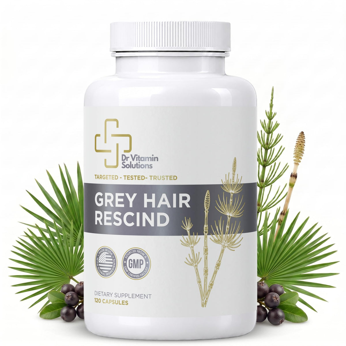 DR VITAMIN SOLUTIONS frontal del envase mostrando beneficio anticanas