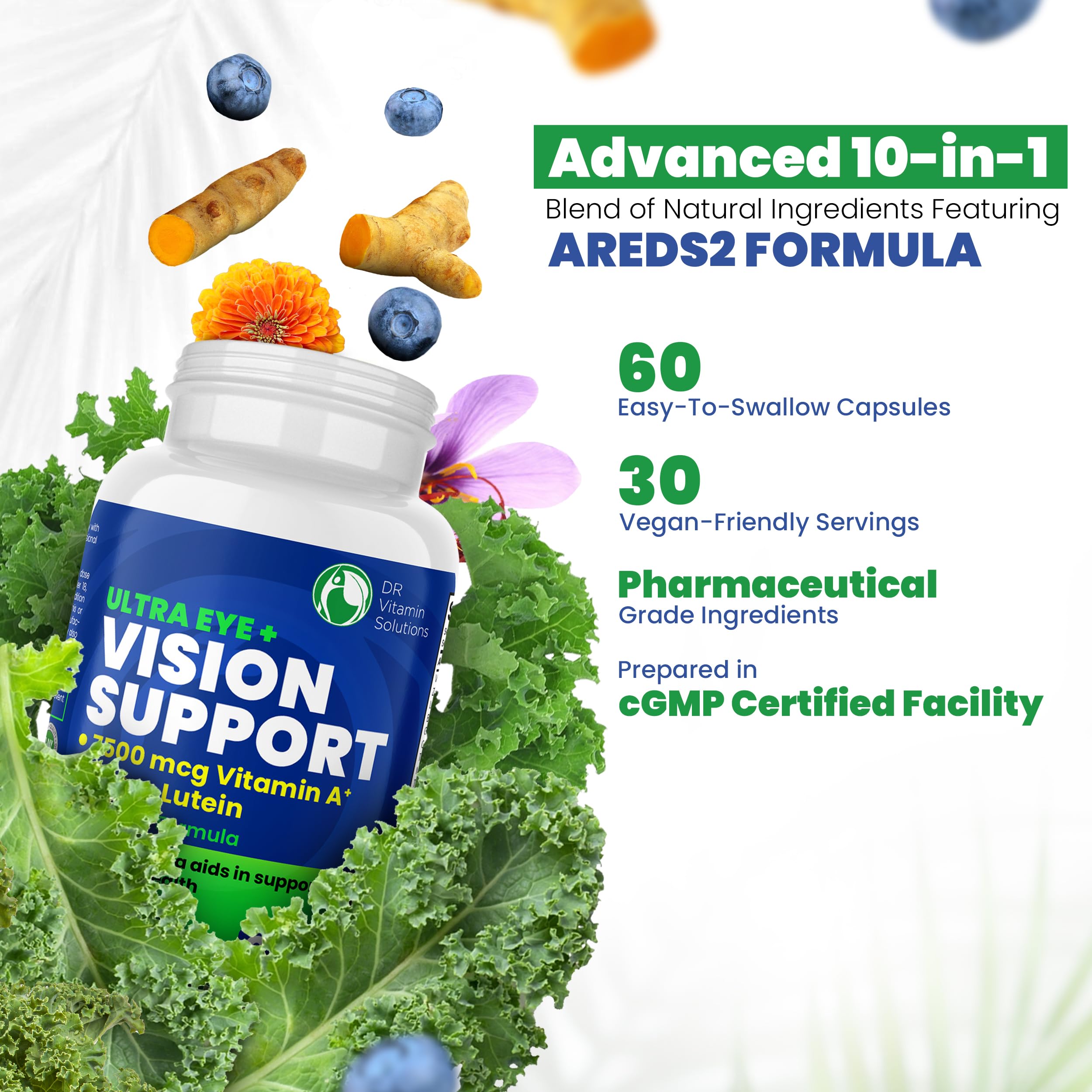 DR VITAMIN SOLUTIONS ingredientes botánicos agrupados que aportan antioxidantes