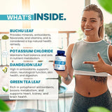 DR VITAMIN SOLUTIONS arándanos té verde y diente de león sobre mesa