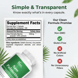 DR VITAMIN SOLUTIONS etiqueta con información 500 mg y 45% extracto para seguridad