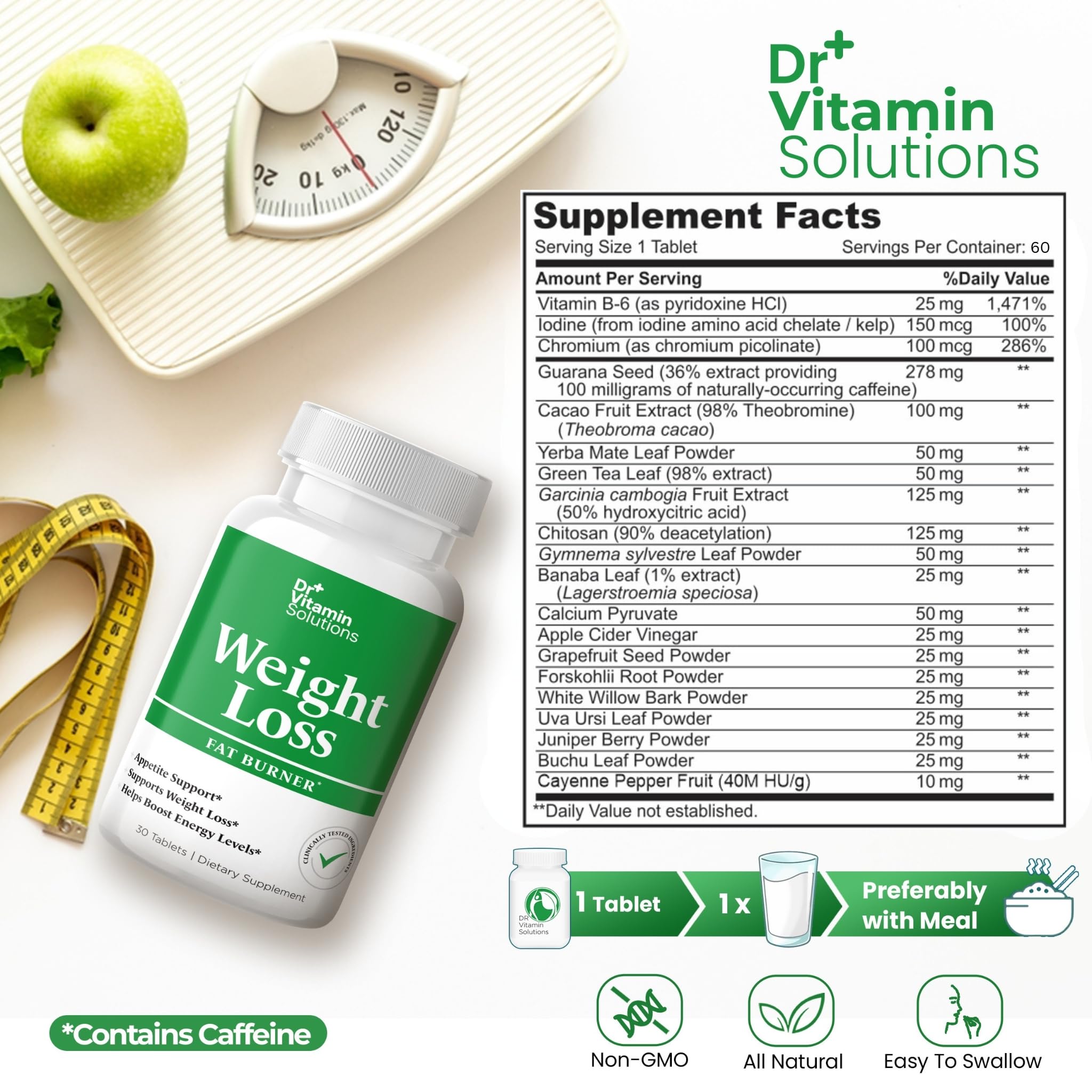 DR VITAMIN SOLUTIONS tabletas en mano para dosis práctica
