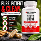 DR VITAMIN SOLUTIONS frasco junto a objeto cotidiano para escala